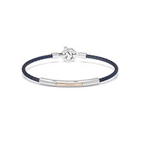 Bracciale Baraka Uomo in Acciaio Diamante 0.02 Ct BR312101ROAC190002 - BR312101ROAC190002